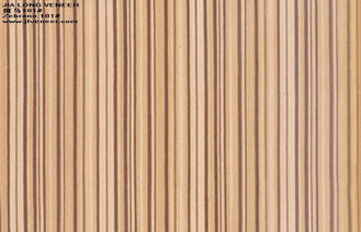 Tấm ván bằng gỗ Zebrano được chế tạo xây dựng nhân tạo